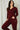 FM pointelle pajama pants - cranberry red